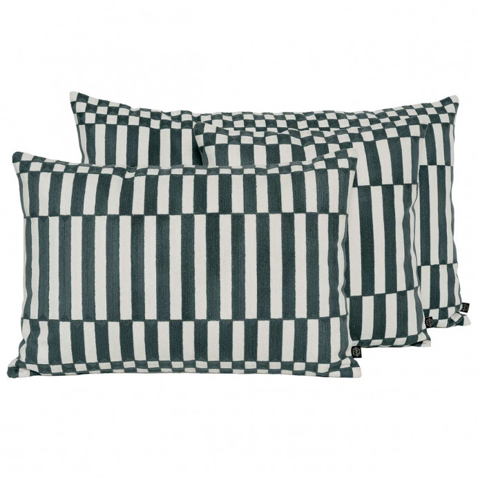 Housse de Coussin CANCUN en Coton Brodé