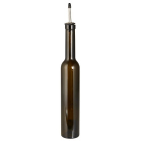 Bouteille d'huile en verre teinté avec son bec verseur - IB LAURSEN