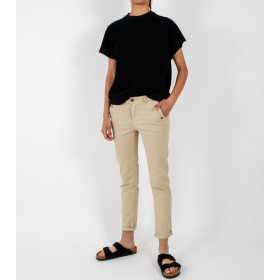 Pantalon Chino Honore en coton avec finition sur poche