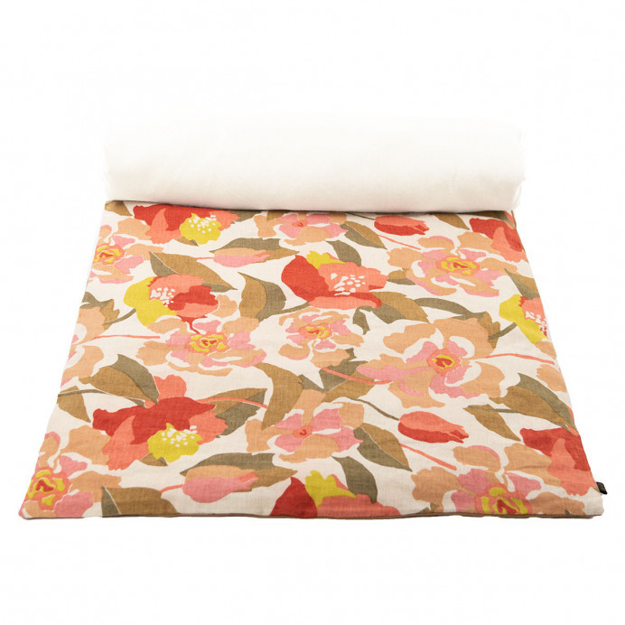 Harmony Textile - Haomy Housse d'Edredon IBIZA en Lin Lavé - 85X200