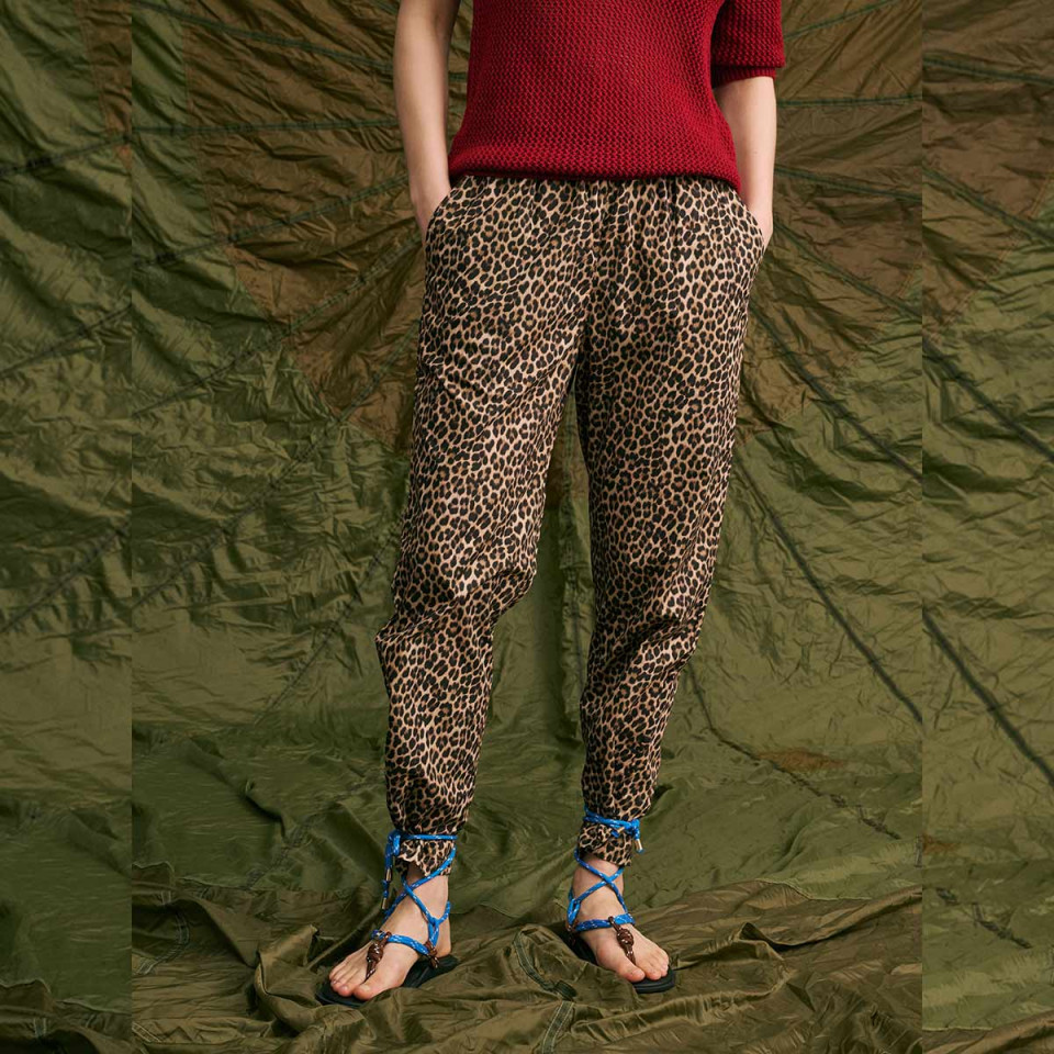Pantalon Taille Elastiquée Baobab Print