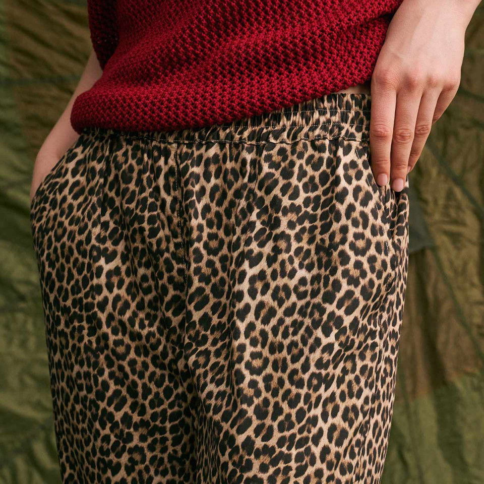 Pantalon Taille Elastiquée Baobab Print