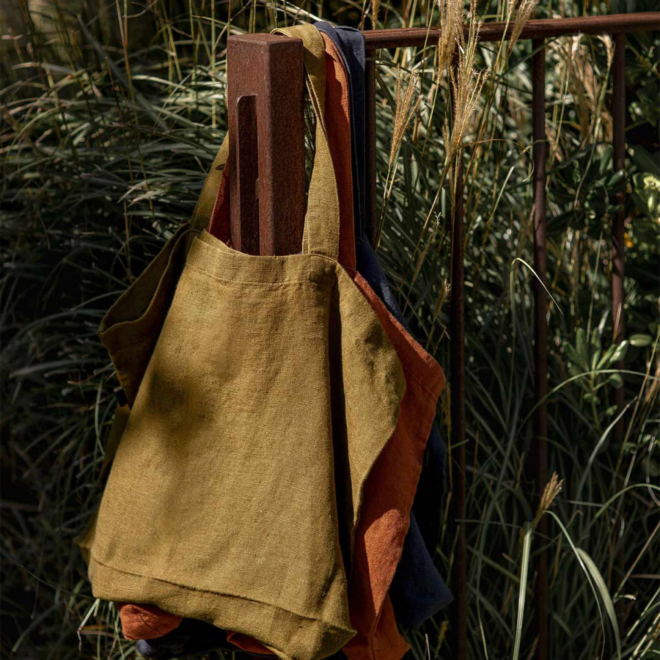 Sac Cabas en Lin Lavé et Coton LUCCIANA