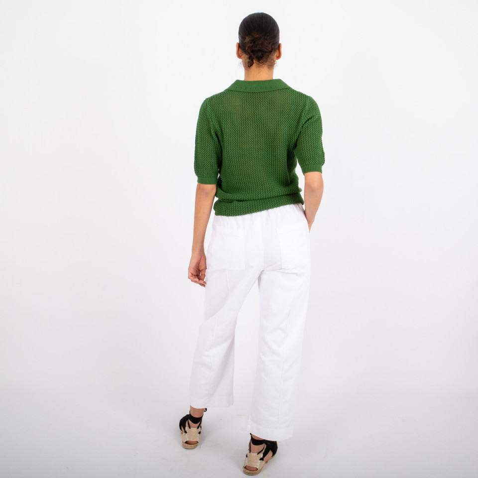 Polo Tricot Coton Samson avocado Hod Paris