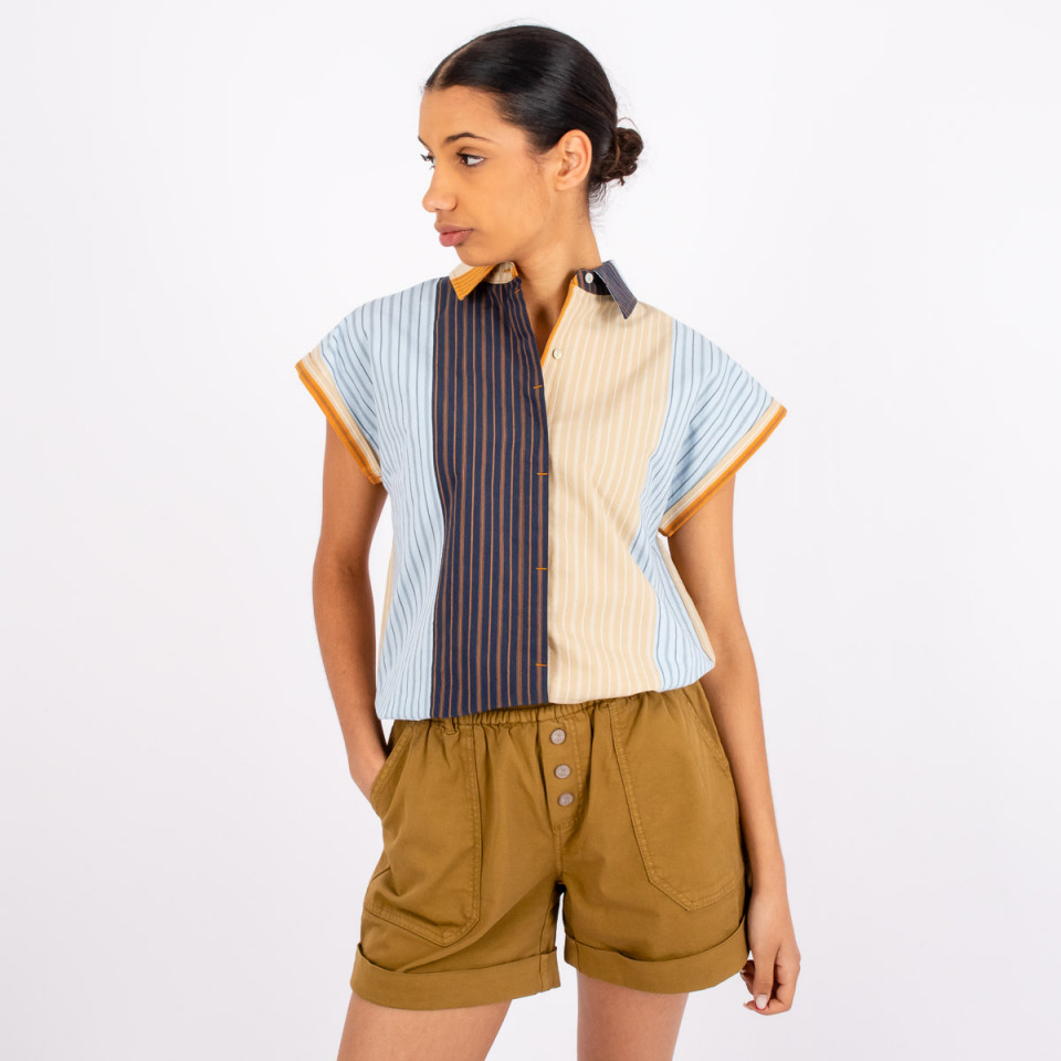 Short Taille Elastiquée Bandito bronze Hod Paris