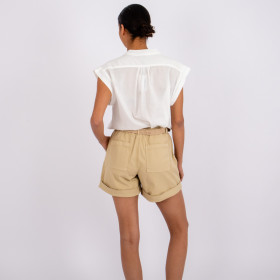 Short Taille Elastiquée Bandito Linen Hod Paris