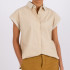 Chemise Coton Sans Manches Rosalia Sand Strip Hod Paris