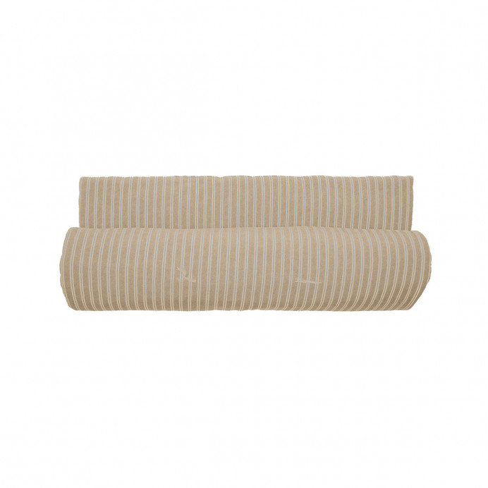 Edredon Complet avec Fines Rayures 100% Coton Lavé LILI - 85X200