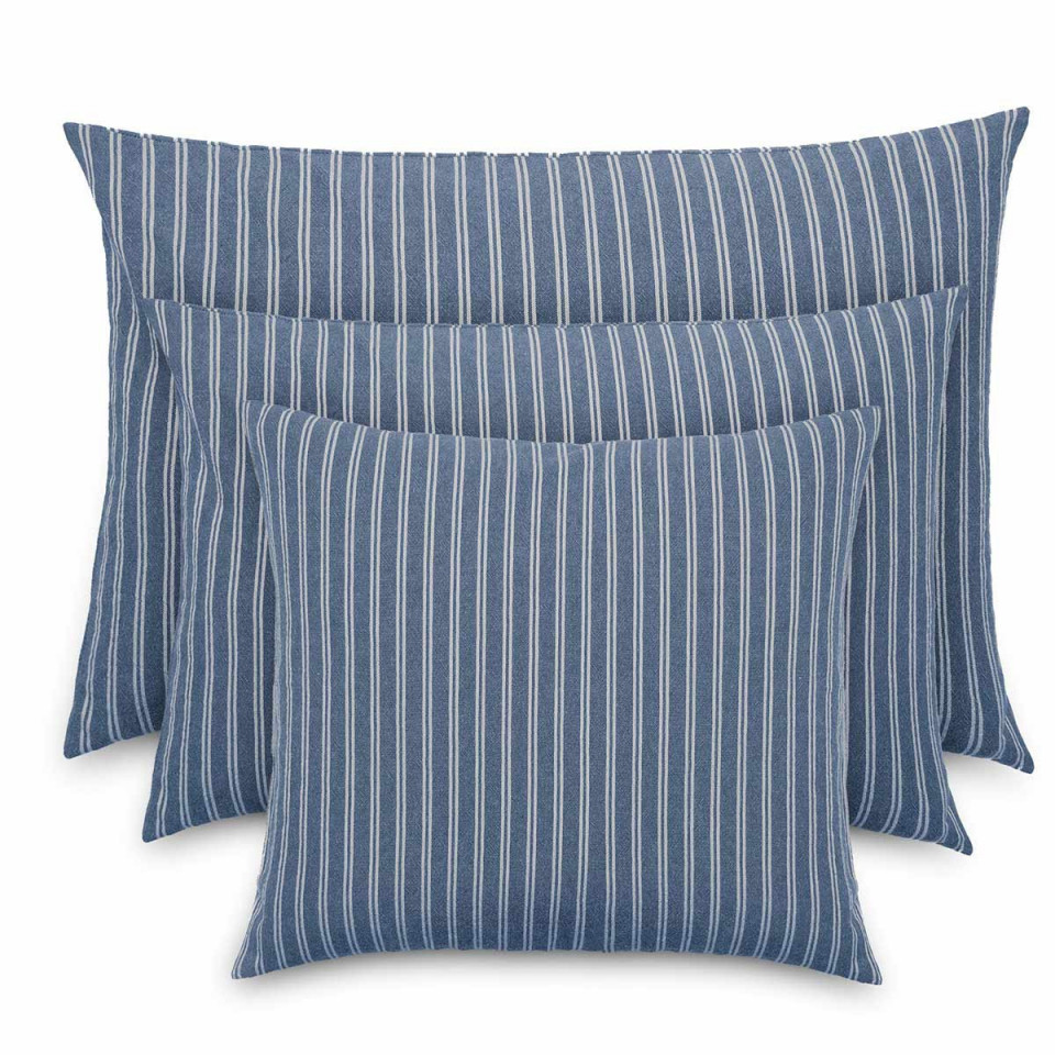 Housse de Coussin en Coton Lavé LILI  