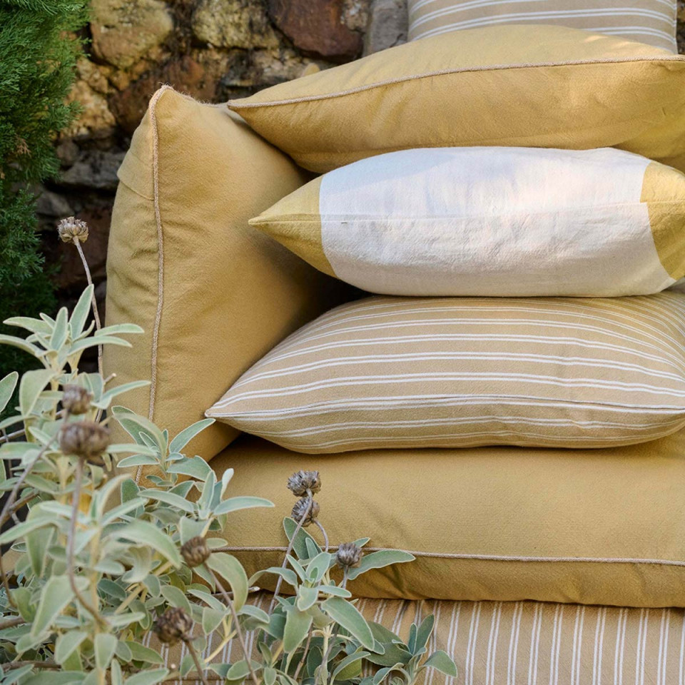 Housse de Coussin en Coton Lavé LILI  