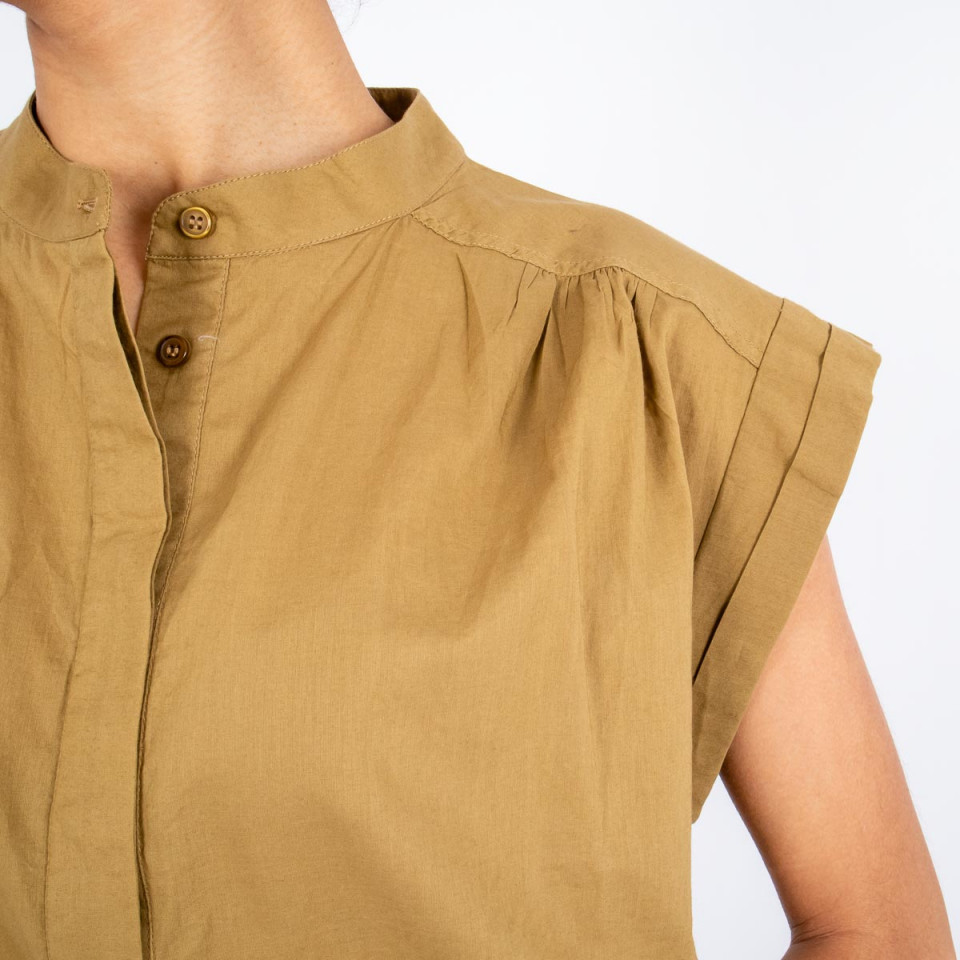 Chemise Sans Manche Amandine Bronze Hod Paris