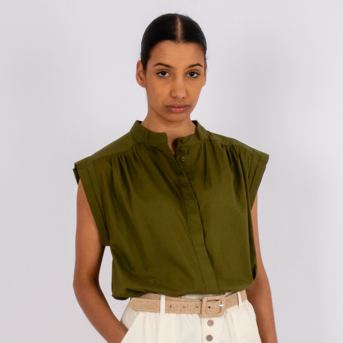 Chemise Sans Manche Amandine