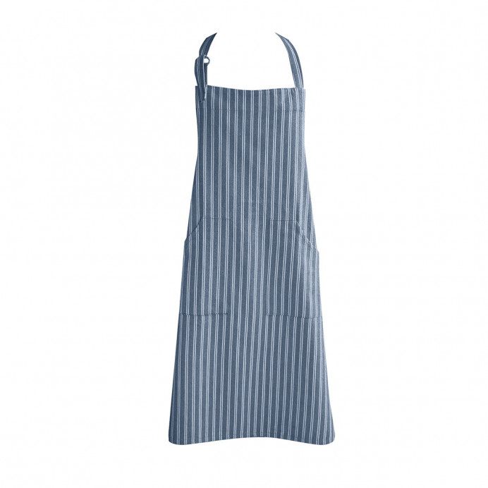 Tablier de Cuisine en Coton Lavé Fines Rayures LILI