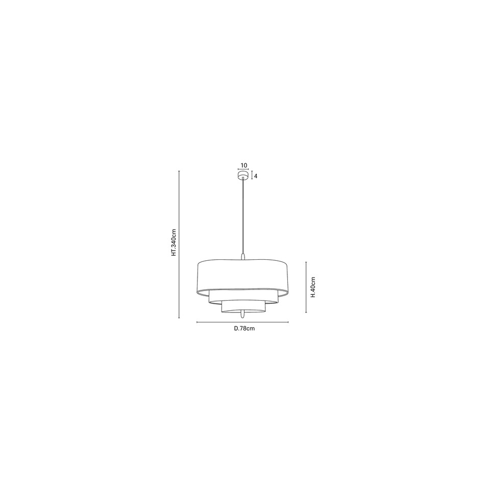 Suspension Pebble D78