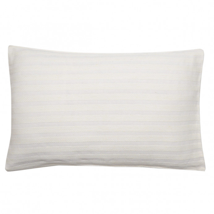 Housse de coussin Coton avec Rayures Brodées SILOE