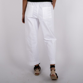 Pantalon Large Poches Plaquées Cambridge optic with Hod Paris