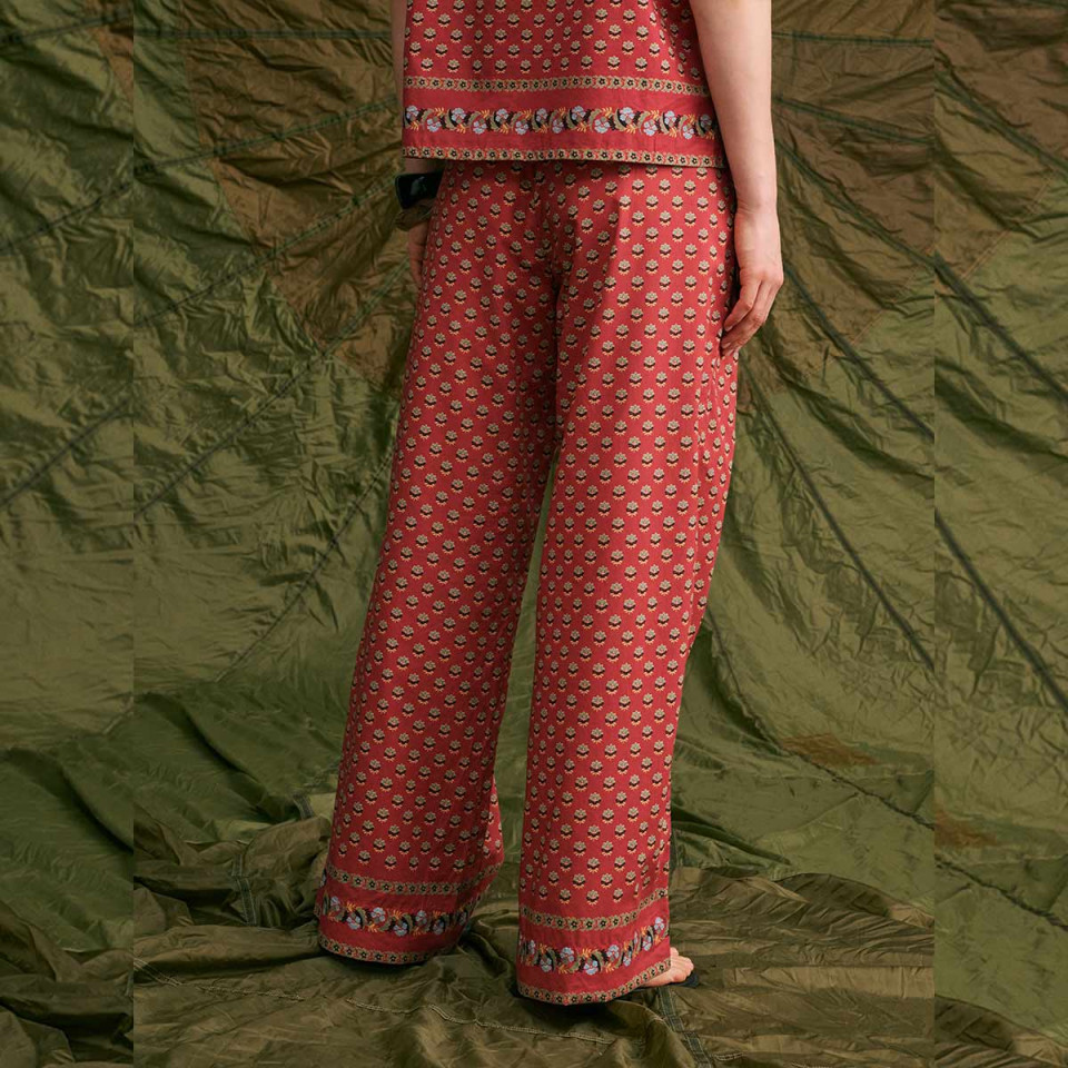 Pantalon Large Imprimé Léa provencal Hod Paris