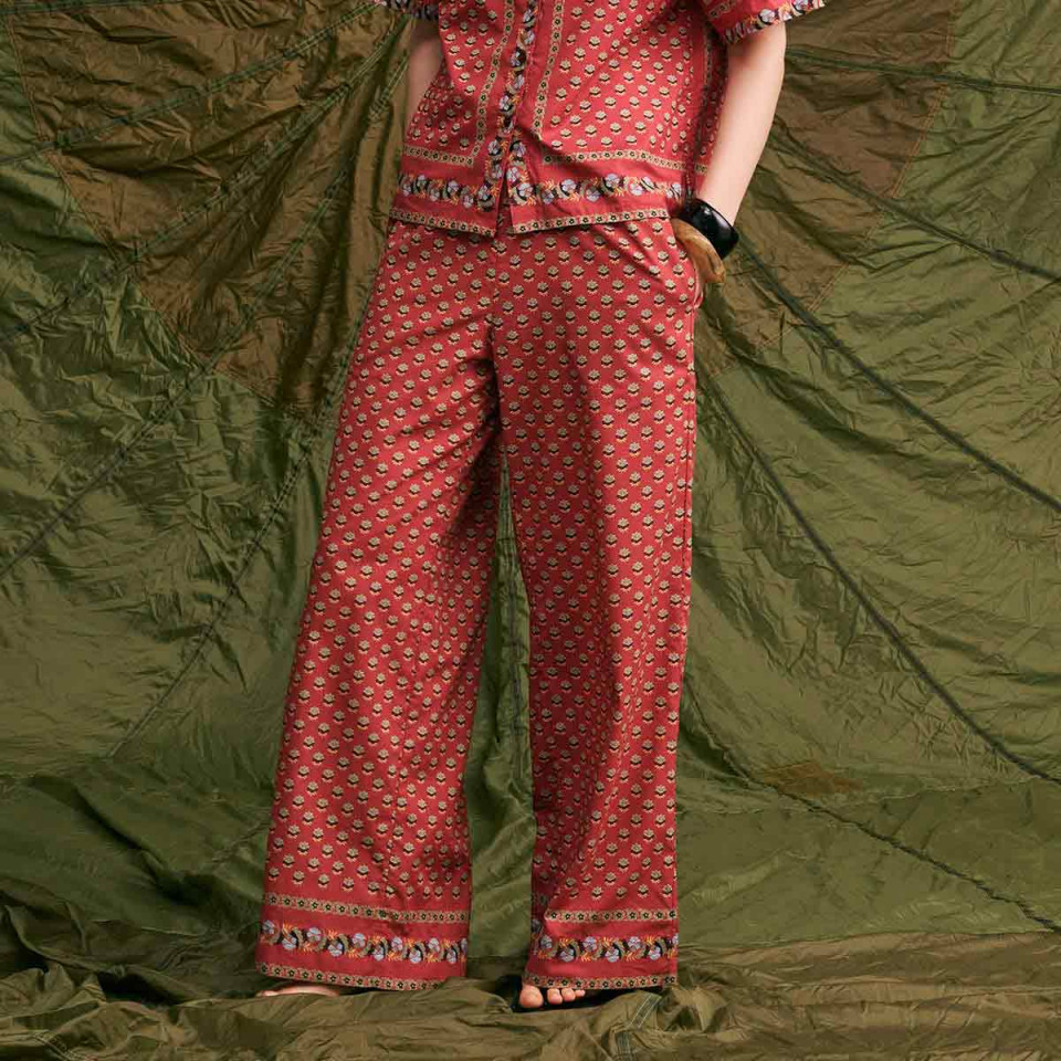 Pantalon Large Imprimé Léa provencal Hod Paris