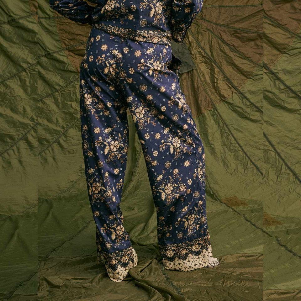 Pantalon Large Imprimé Léa hindi Hod Paris