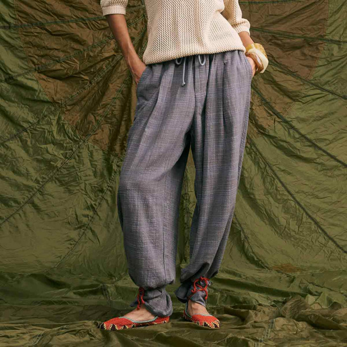 Pantalon Large Taille Elastiquée Agnès Storm Hod Paris