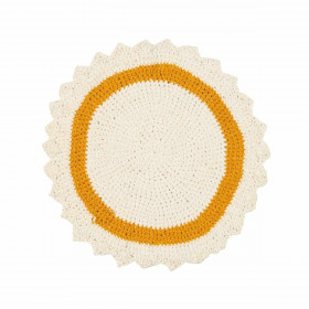 Set de Table Rond en Crochet