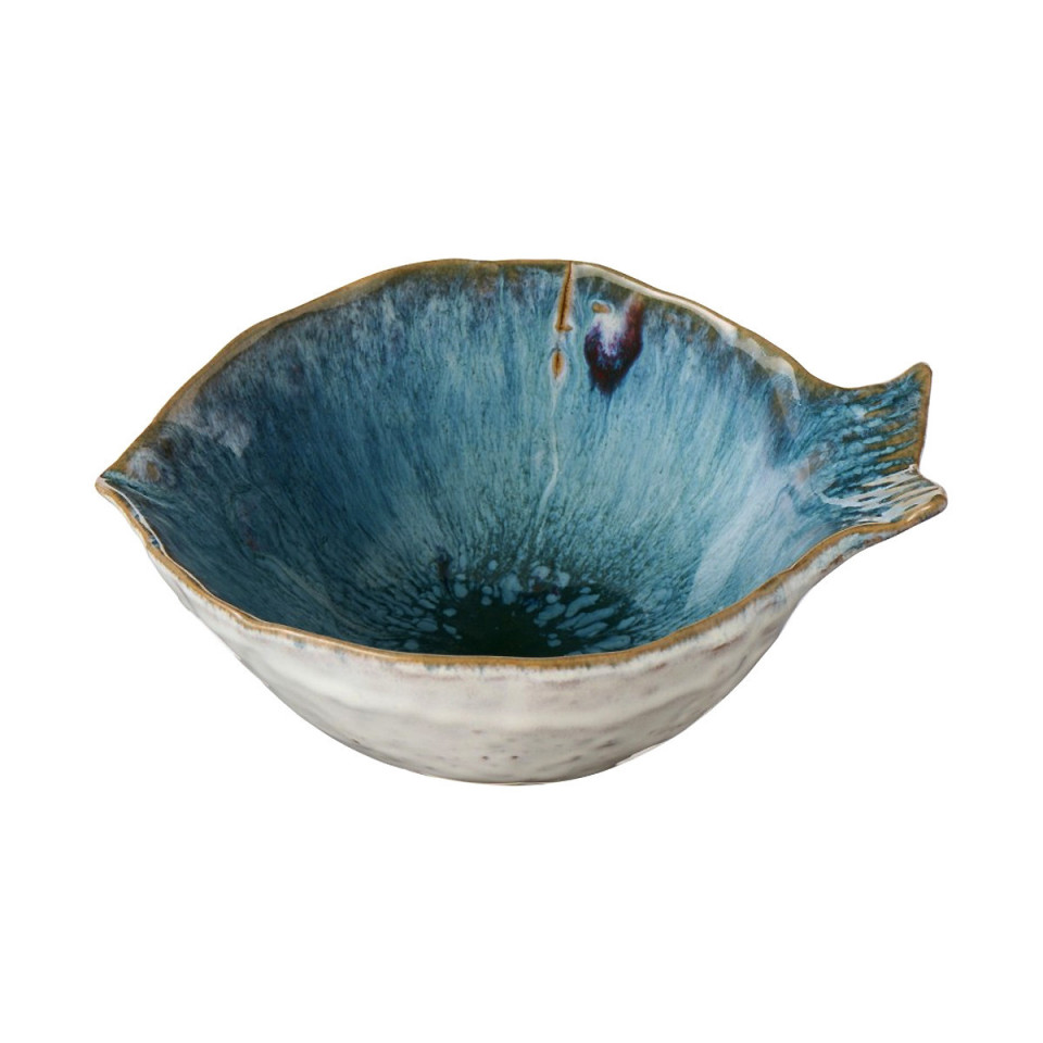 Bol Ocean Blue en Forme de Poisson  