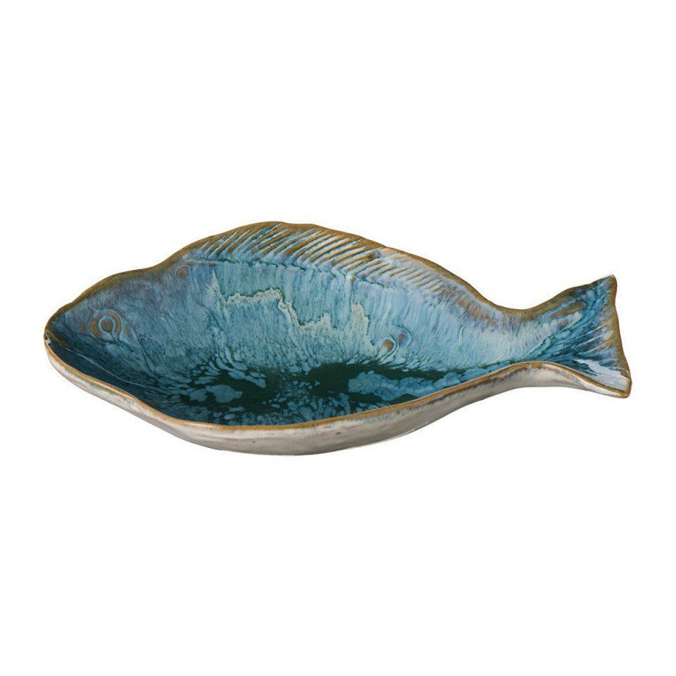 Bol Ocean Blue en Forme de Poisson  