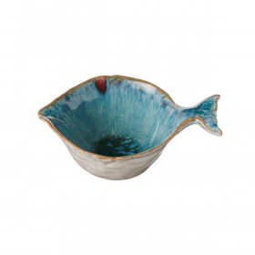 Bol Ocean Blue en Forme de Poisson  