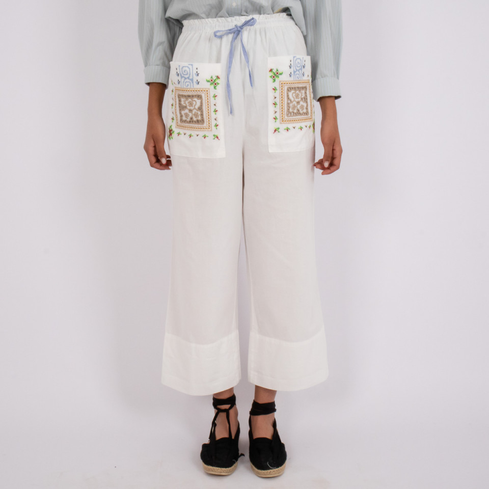 Pantalon Poches Plaquées Barbara granny Hod Paris