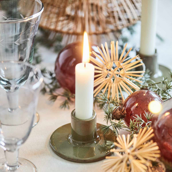 Bougeoir en céramique FENJA