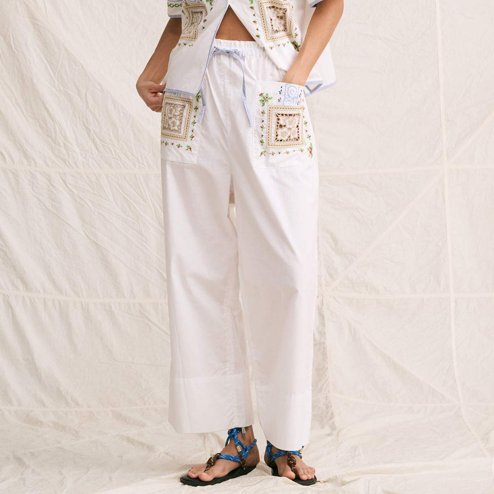 Pantalon Poches Plaquées Barbara granny Hod Paris