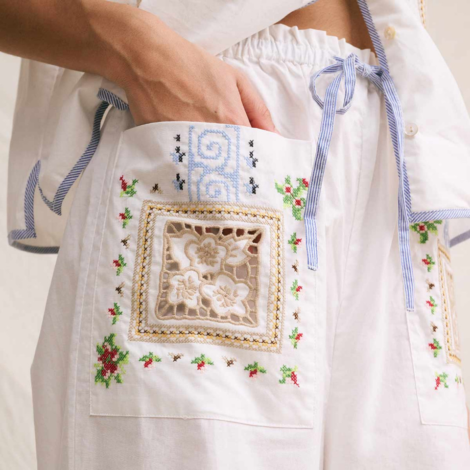 Pantalon Poches Plaquées Barbara granny Hod Paris