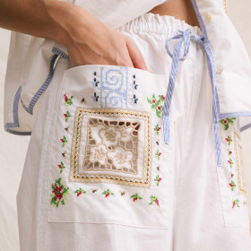 Pantalon Poches Plaquées Barbara granny Hod Paris