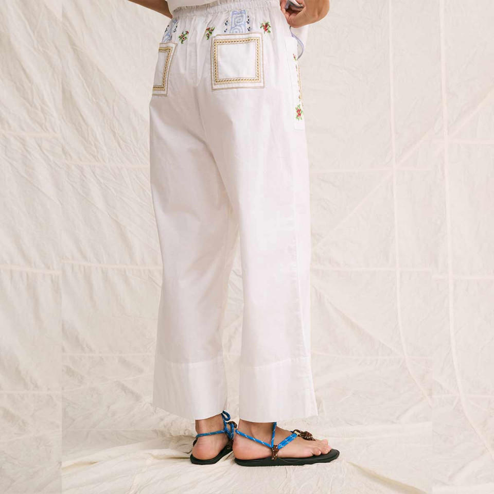 Pantalon Poches Plaquées Barbara granny Hod Paris