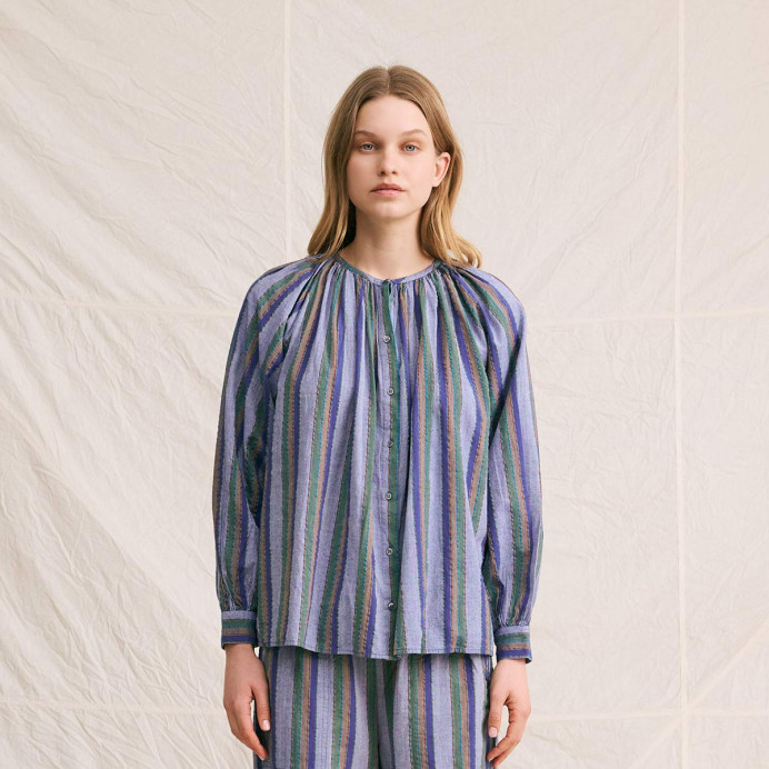 Chemise Rayée Manches Longues Naila