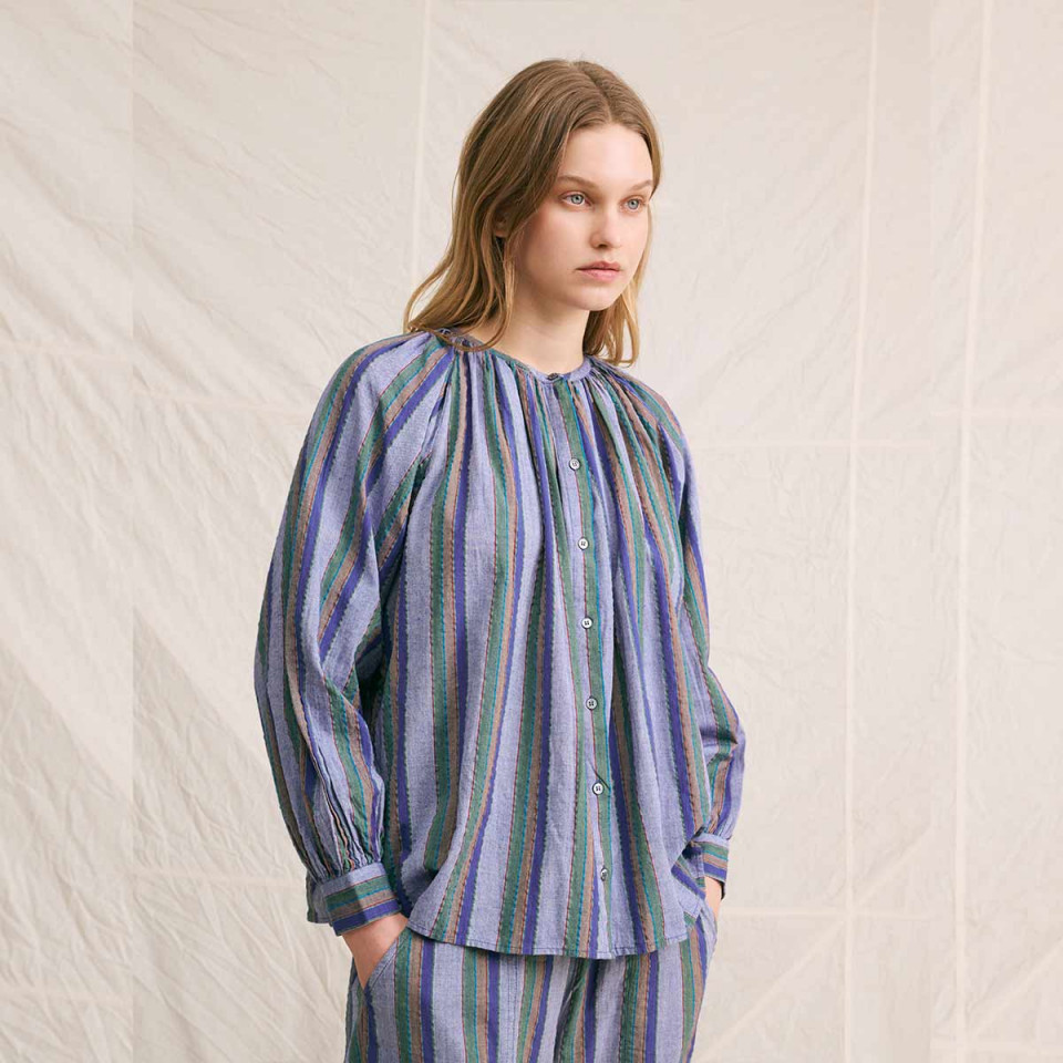 Chemise Rayée Manches Longues Naila