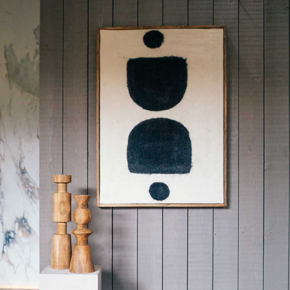Toile WOOLY avec Cadre  Bois - Pomax