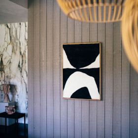 Toile WOOLY avec Cadre Bois - POMAX