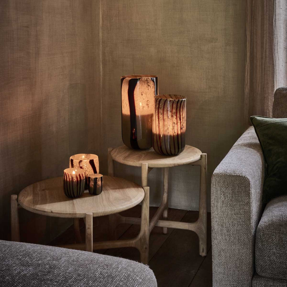 CABANE - table d'appoint - bois de mangier - Pomax