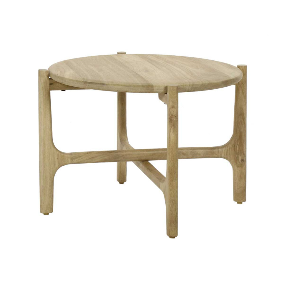 CABANE - table d'appoint - bois de mangier - Pomax