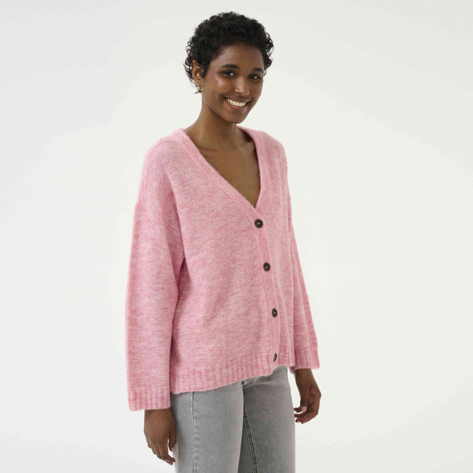 Gilet Moelleux Oversize Blu Blush cream