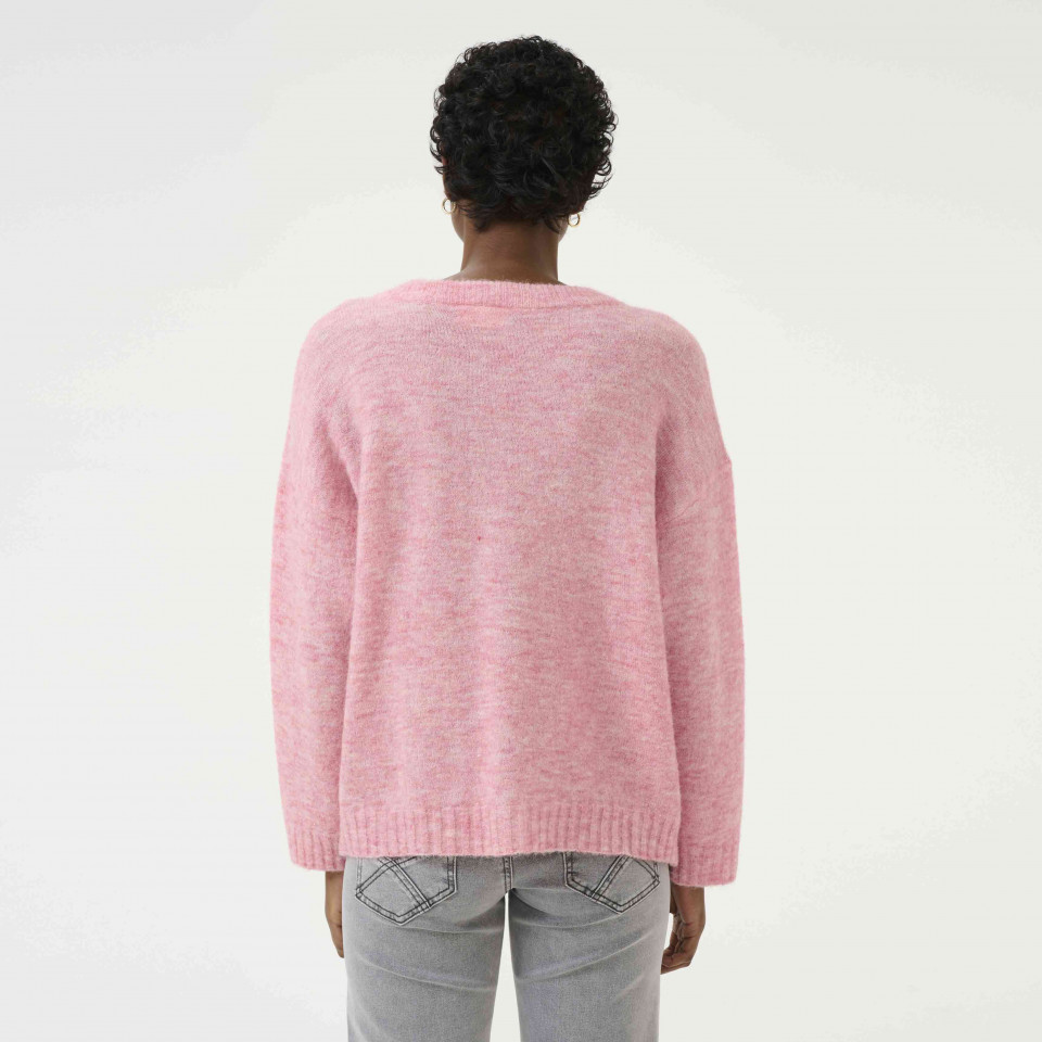 Gilet Moelleux Oversize Blu Blush cream