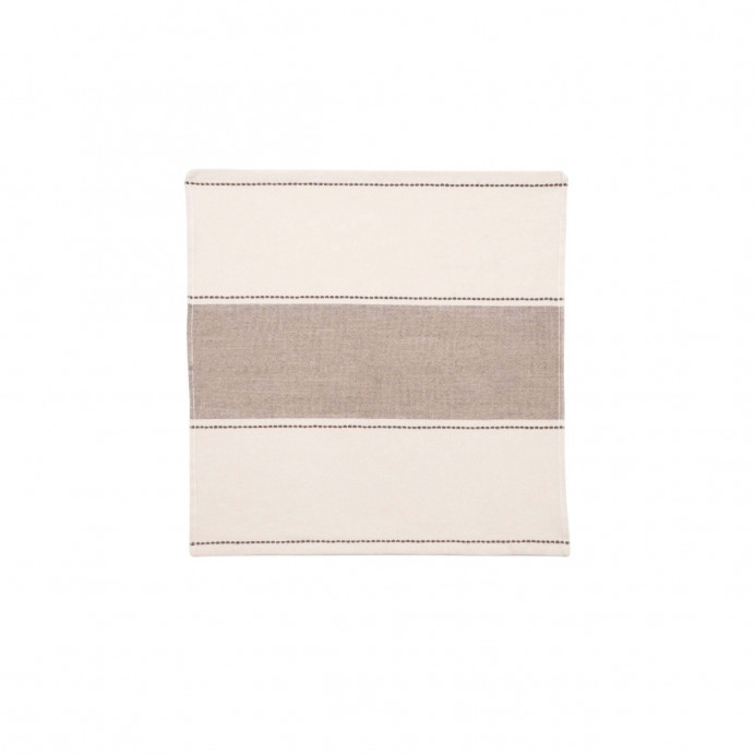 Serviette de Table en Coton avec Larges Rayures Aksel