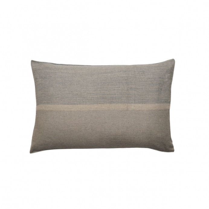 Housse de Coussin en Coton Texturé Bicolore ZAGORA