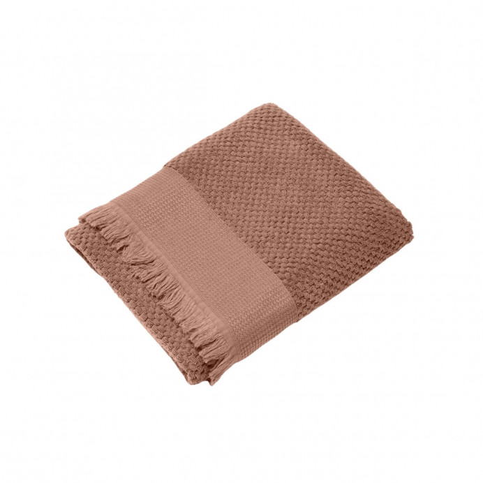 Serviette de Bain en Coton TETHYS - Vent du sud | Impression lin
