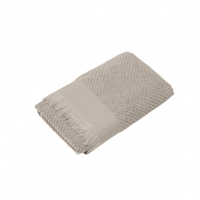 Serviette de Bain en Coton Gaufré avec Franges TETHYS