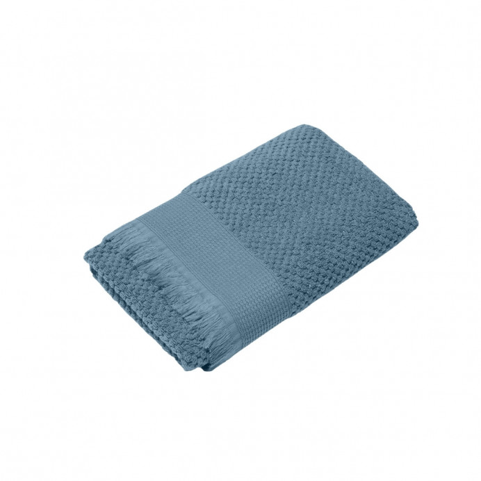Serviette de Bain en Coton Gaufré avec Franges TETHYS