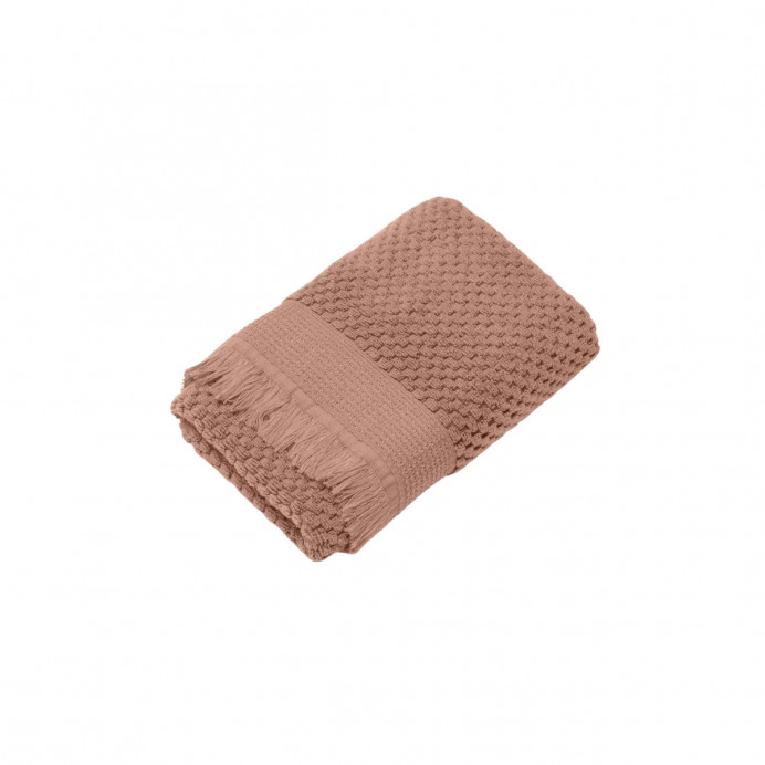 Serviette de Bain en Coton Gaufré avec Franges TETHYS