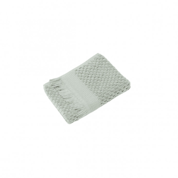 Serviette de Bain en Coton Gaufré avec Franges TETHYS