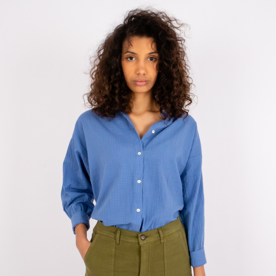 Blouse Coton Gaufré Asma Lotus Hod Paris